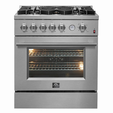 Forno 30" Pro-Style Gas Range, S.S. - FFSGS6274-30