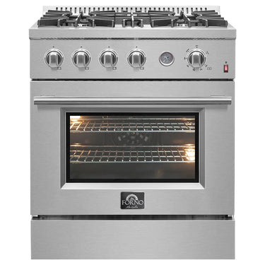 Forno 30" Gas Range w/Convection Oven, S.S. - FFSGS6277-30