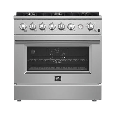Forno 36" Gas Range w/Convection Oven, S.S. - FFSGS6277-36