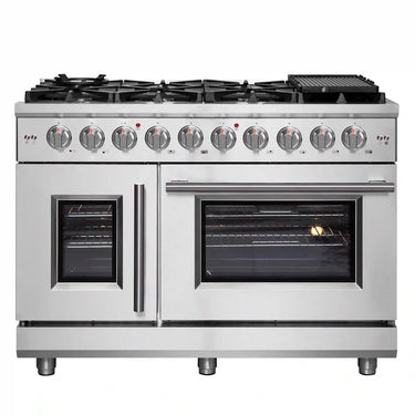 Forno 48" Pro-Style French Door Gas Range, S.S. - FFSGS6439-48