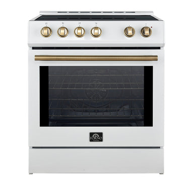 Forno 30" Induction Electric Range, White - FFSIN0982-30WHT