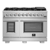 Forno 48" Gas Range w/Convection Oven, S.S. - FFSGS6260-48