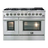 Forno 48" Pro-Style Gas Range, S.S. - FFSGS6244-48