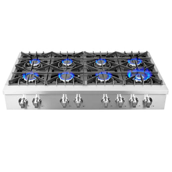 Forno 48" Forno Gas Range Top, 107,000 BTU, S.S. - FCTGS5737-48
