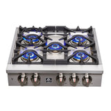 Forno 30" Forno Gas Range Top, 100,000 BTU S.S. - FCTGS5751-30