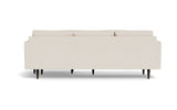 Wallace 98" Untufted Reversible Chaise Sofa - Merit Snow