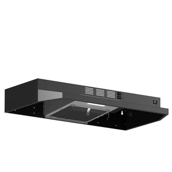 Quality Home 30" Under Cabinet Range Hood, Black - FRHUC5200-30BLK