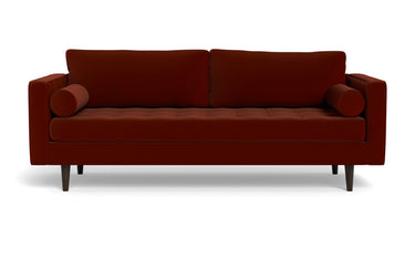 Ladybird 88" Sofa - Superb Rust