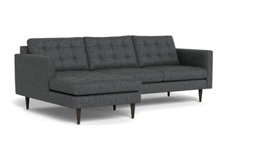 Wallace 98" Left Chaise Sectional - Tropez Charcoal