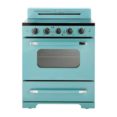 Classic Retro 30" Electric Range, Ocean Mist Turquoise - UGP-30CRECT