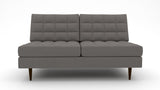 Wallace Armless Loveseat - Peyton Slate