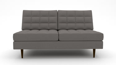 Wallace Armless Loveseat - Peyton Slate