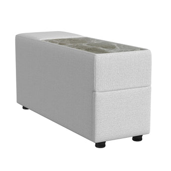 Zandara - Modular Console with Speaker and Cooler - Olefin Beige