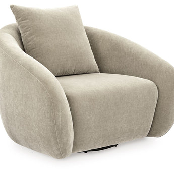 Yahya - Swivel Accent Chair - Pebble