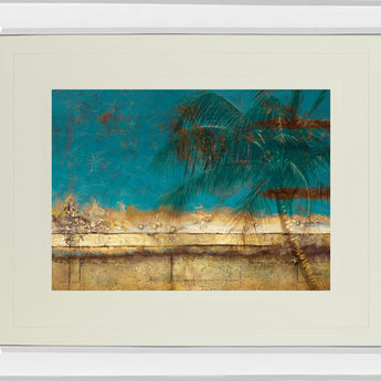 Sea Landscapes By Patricia Pinto - Mirror Framed Print Wall Art - Blue