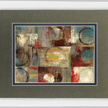 All Around Play By Tom Reeves - Mirror Framed Print Wall Art - Dark Gray