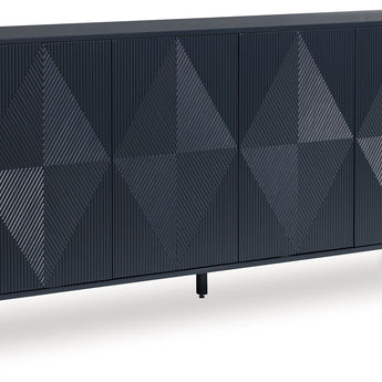 Loirwick - Accent Cabinet - Dark Blue