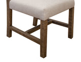 Aruba Upholstered Chair (Set of 2) Brown / Ivory - image 4 of 4