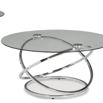Hollynyx - Occasional Table Set (Set of 3) - Chrome Finish