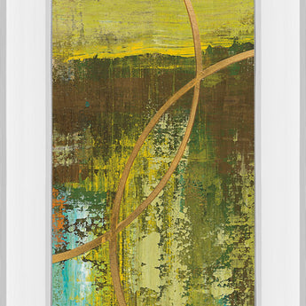 Aller Chartreuse By Patrick St Germain - Print Wall Real Glass - Green