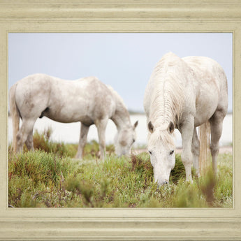 Peace By Irene Suchocki - Framed Print Wall Art - Beige
