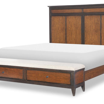 Fenmore - Complete Panel Bed With Storage Bench