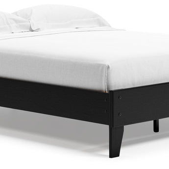 Finch - Queen Platform Bed - Black