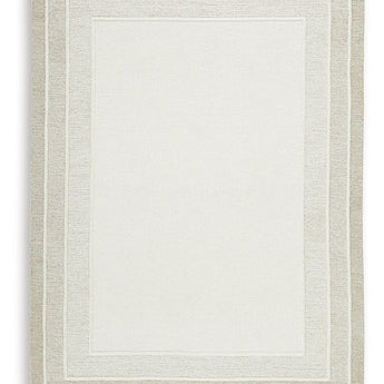 TeeLGan - 5' x 7' Rug - Ivory / Tan