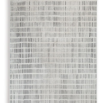 Turinwith - 8' x 10' Rug - Ivory / Black