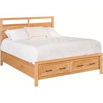 Maverick Queen Storage Footboard Bed
