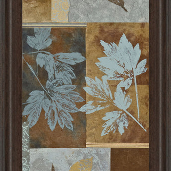 Fusion Panel I By Jeni Lee - Framed Print Wall Art - Light Brown