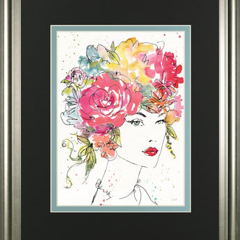 Floral Figures I By Anne Tavoletti - Pink