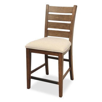 Hartford - Ladder Back Counter Height Chair (Set of 2) - Fawn