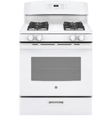 GE 30" Freestanding Gas Range, White - JGBS60DEKWW