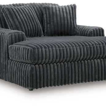 Midnight-Madness - Oversized Chaise - Gunmetal