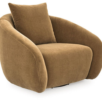 Yahya - Swivel Accent Chair - Camel