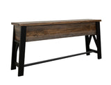 Loft Counter Height Sofa Table Two Tone Gray / Brown - Sofa Tables at Quality Home Furniture Mesquite