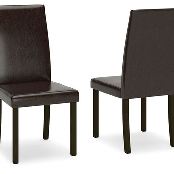 Kimonte - Dining UPH Side Chair (Set of 2) - Dark Brown