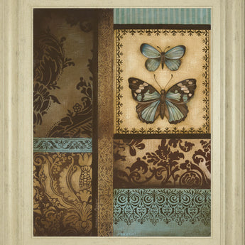 Back To The Garden Il By Kimberly Poloson - Framed Print Wall Art - Dark Brown
