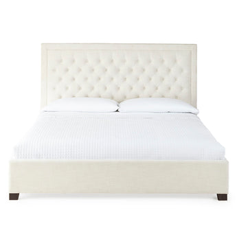Isadora - King Bed - White