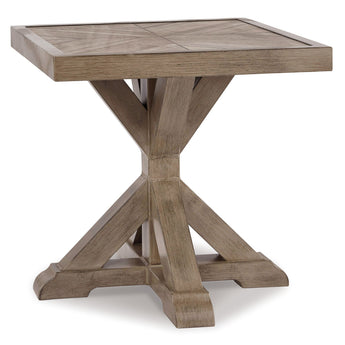 Beachcroft - Square End Table - Beige