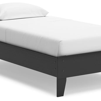 Socalle - Twin Platform Bed - Black