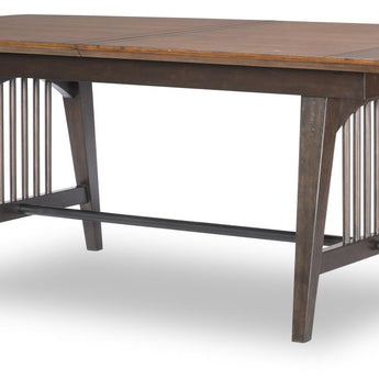 Fenmore - Trestle Dining Table - Mocha And Distressed Cherry