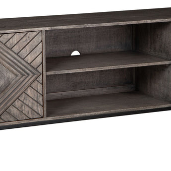Treybrook - 2 Door Accent Cabinet - Distressed Gray