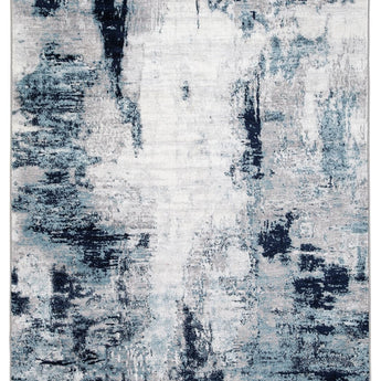 Leonelle - 5' x 7' Rug - Cream / Blue / Gray