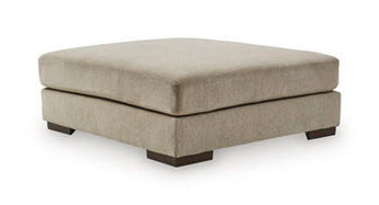 Linenhause - Oversized Accent Ottoman - Dune
