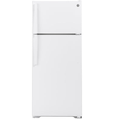 GE 17.5 Top Mount Refrigerator, White - GTS18HGNRWW