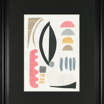 Mixed Shapes II By Courtney Prahl - Black