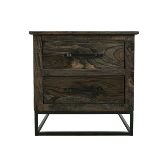 Teak - Nightstand - Oil Black