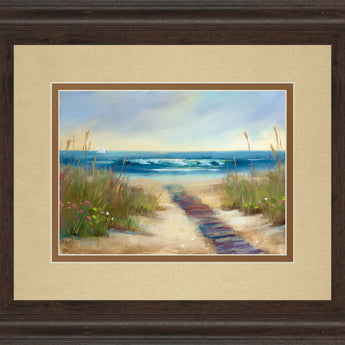 Erenity Il By Karen Marguliss - Framed Print Wall Art - Beige